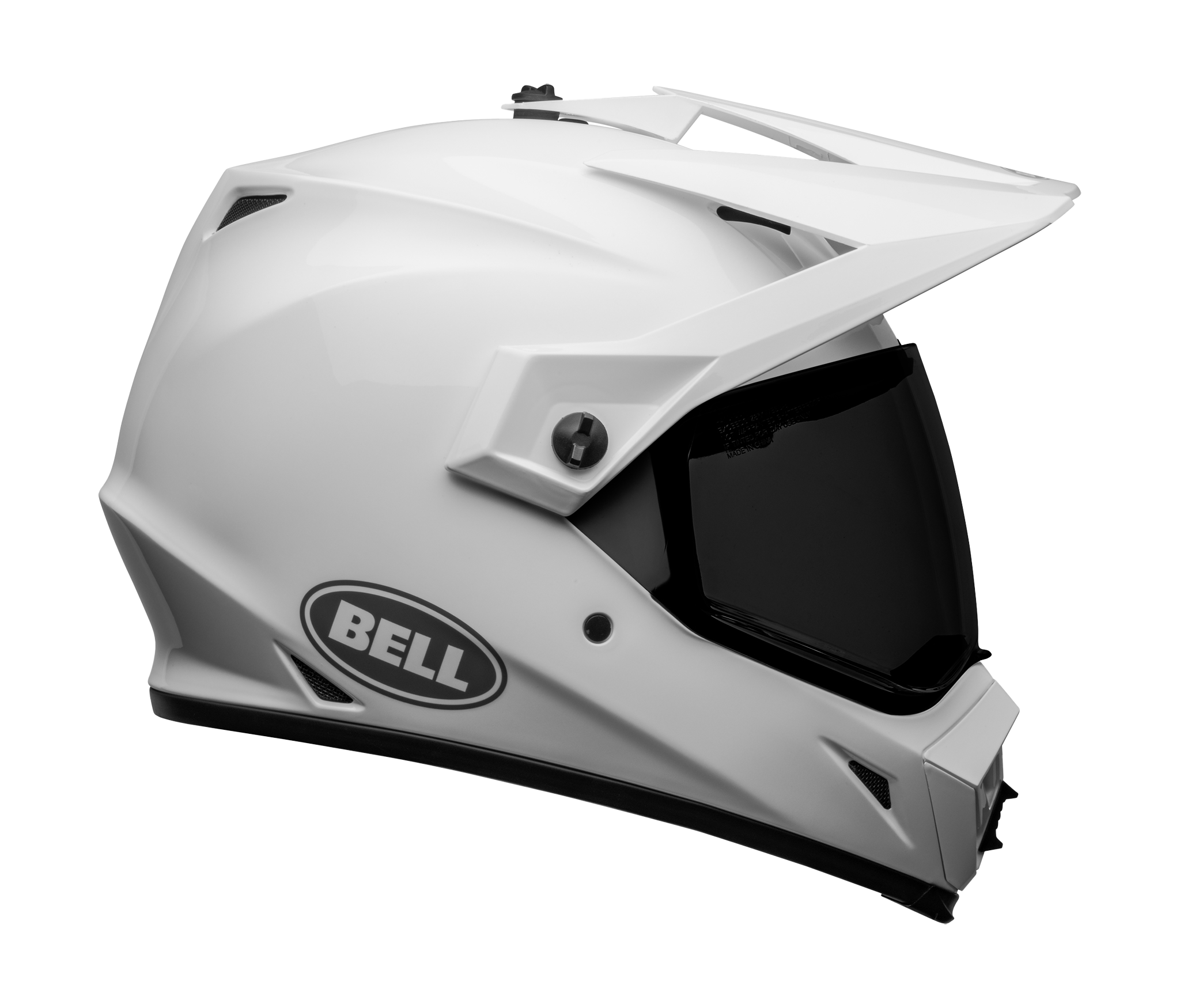 Bell Helm MX-9 Adventure Solid - Glans Wit