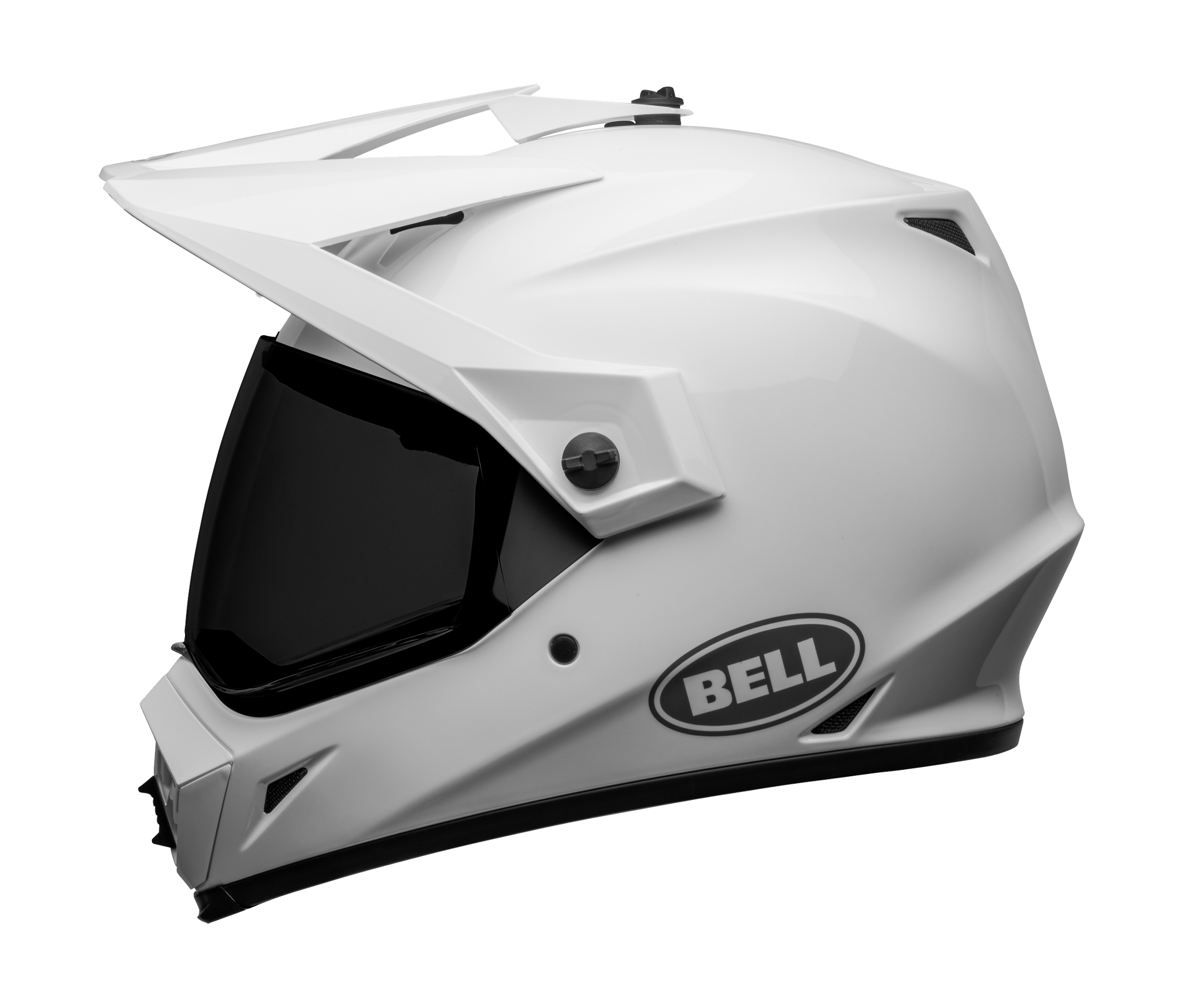 Bell Helm MX-9 Adventure Solid - Glans Wit