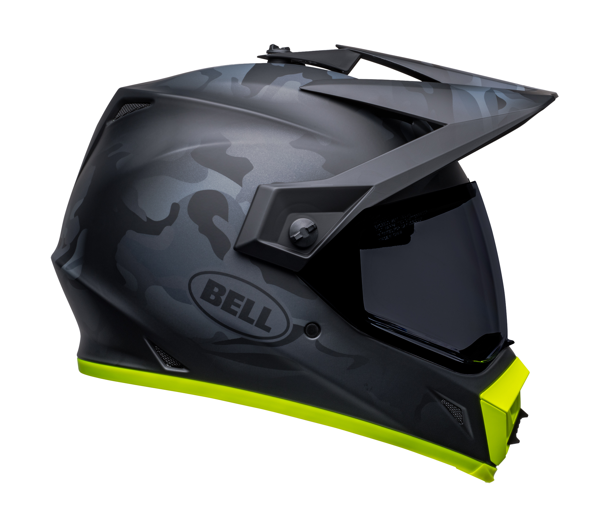 Bell Helm MX-9 Adventure Stealth - Zwart / High-vis