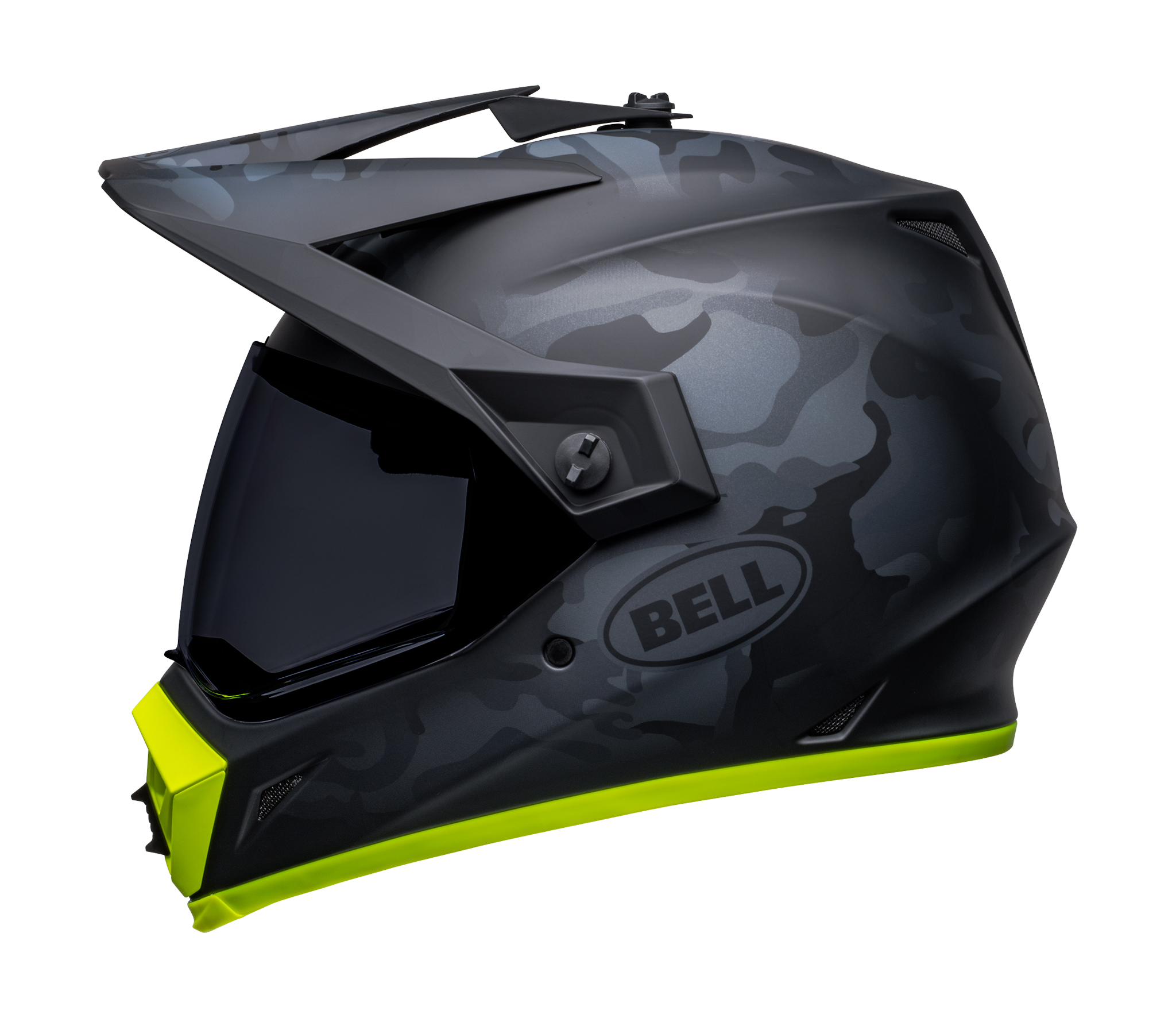 Bell Helm MX-9 Adventure Stealth - Zwart / High-vis