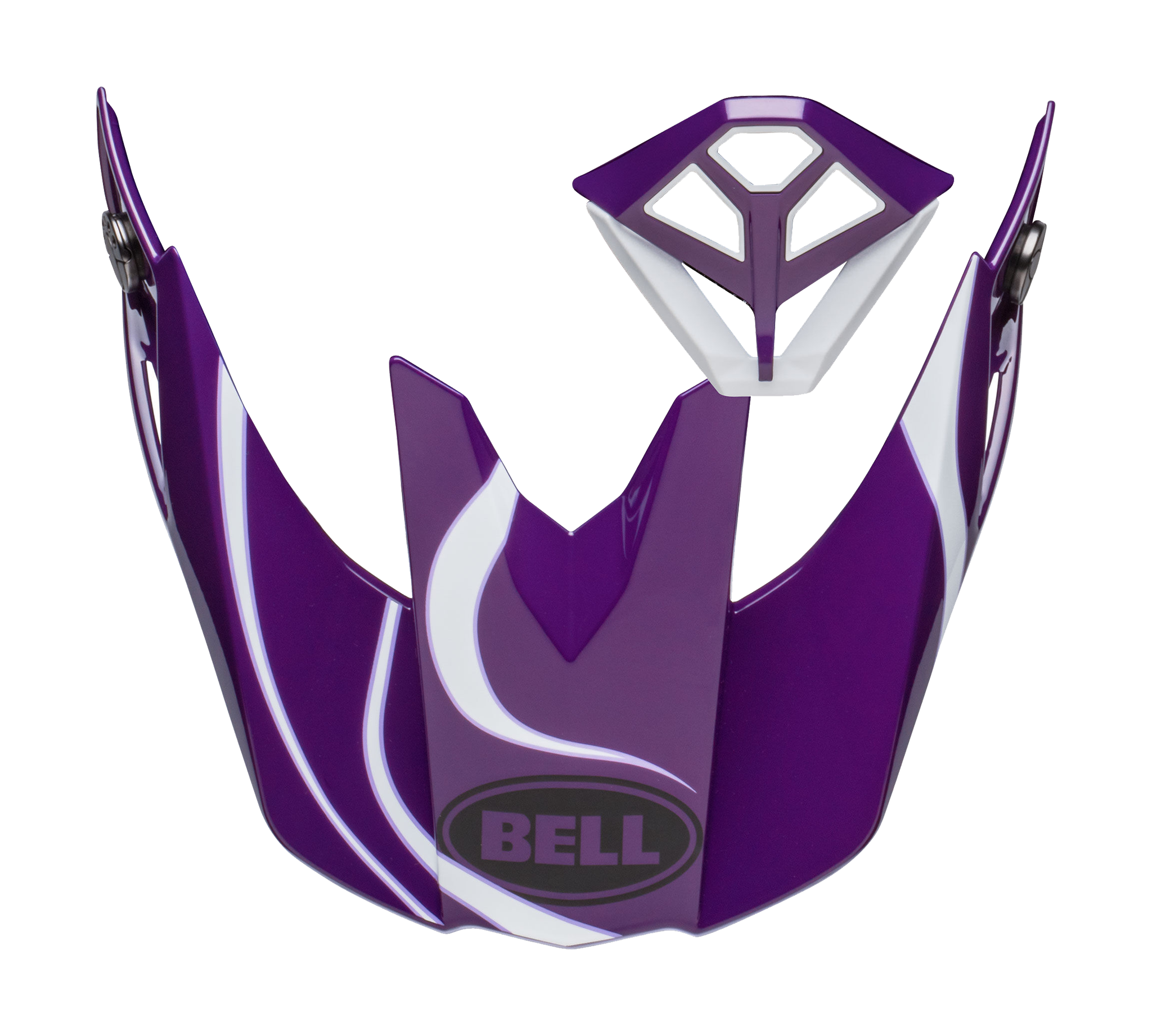 Bell Helmklep / Mondstuk Kit Moto-10 Spherical Slayco - Paars / Wit