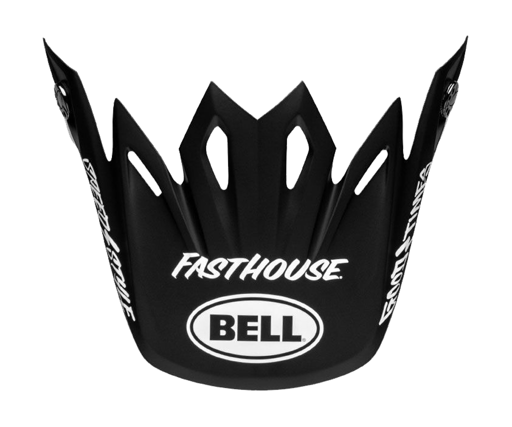 Bell Helmklep Moto-9 Fasthouse Signia - Zwart / Wit