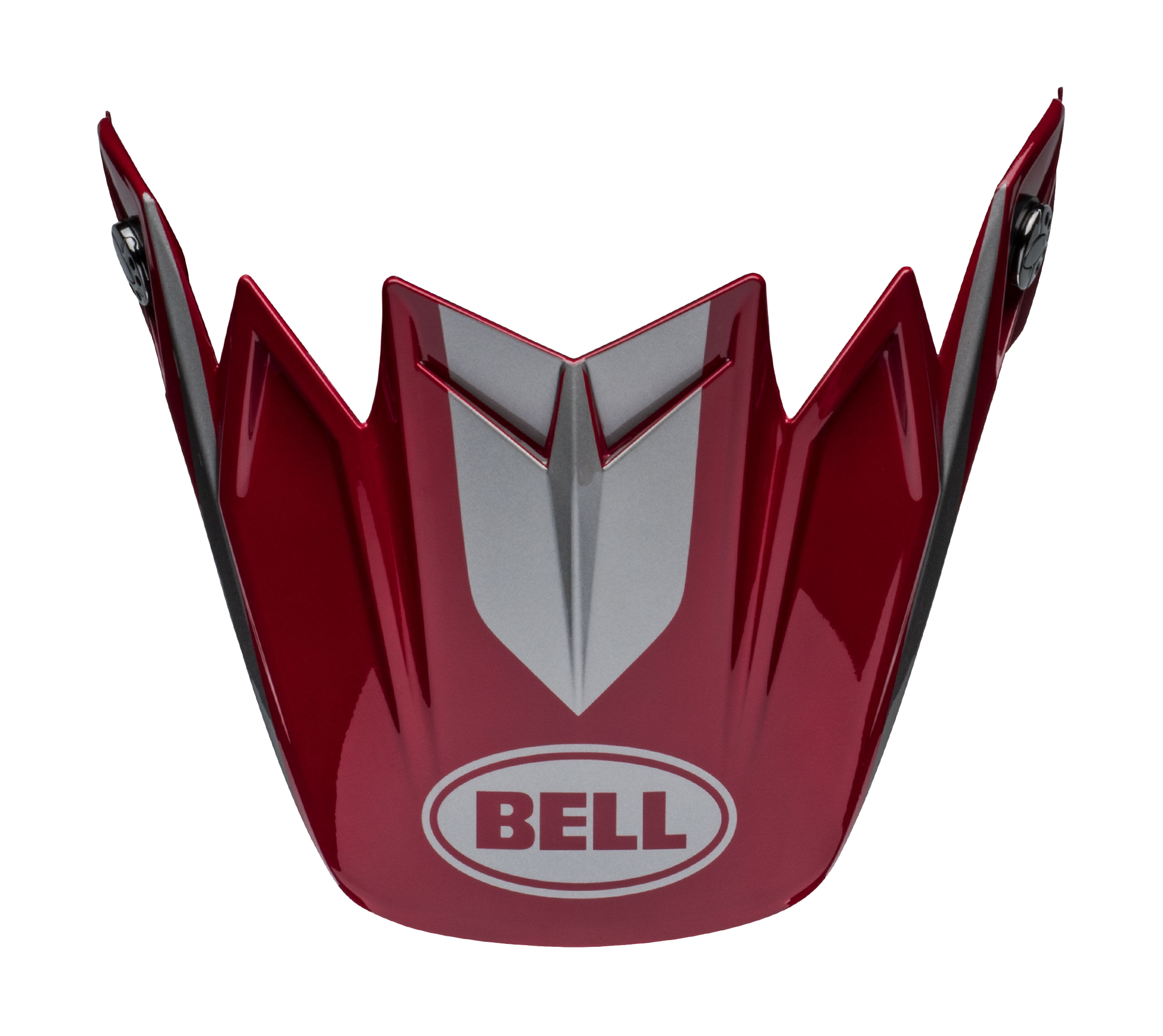 Bell Helmklep Moto-9S Flex Ferrandis Mechant - Rood / Zilver