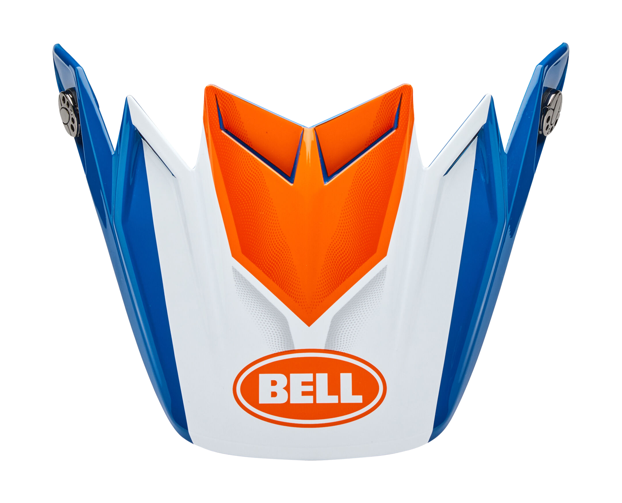 Bell Helmklep Moto-9S Flex Merchant - Oranje / Blauw