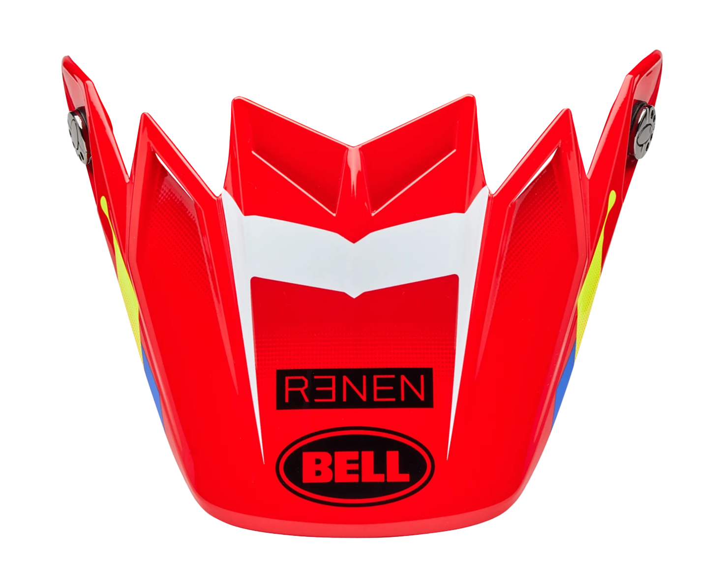 Bell Helmklep Moto-9S Flex Renen Nova - Zwart / Rood