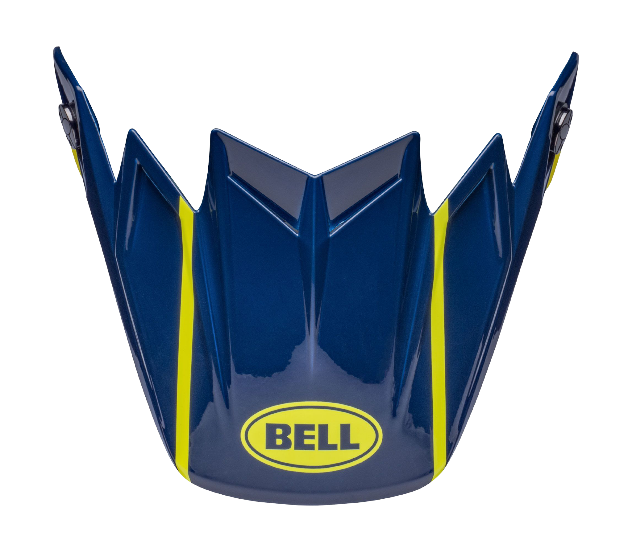 Bell Helmklep Moto-9S Flex Sprint - Donker Blauw / Hi-Viz