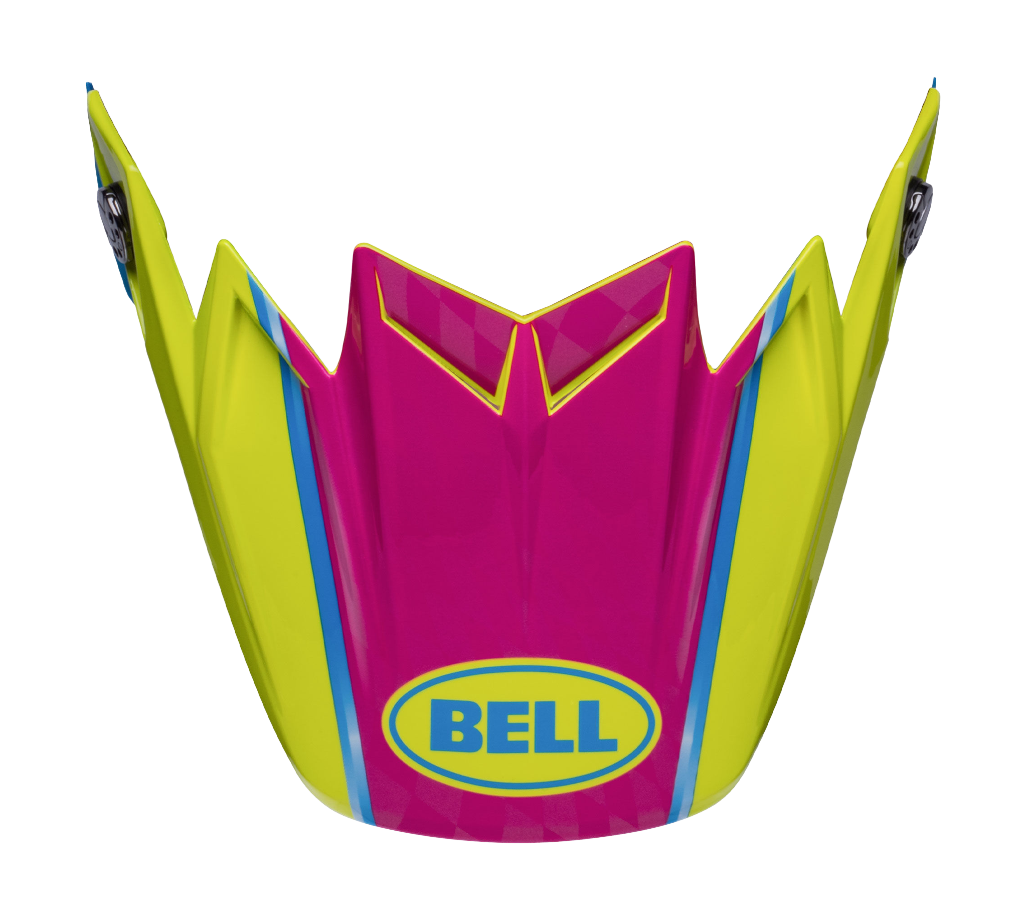 Bell Helmklep Moto-9S Flex Sprite - Geel / Magenta