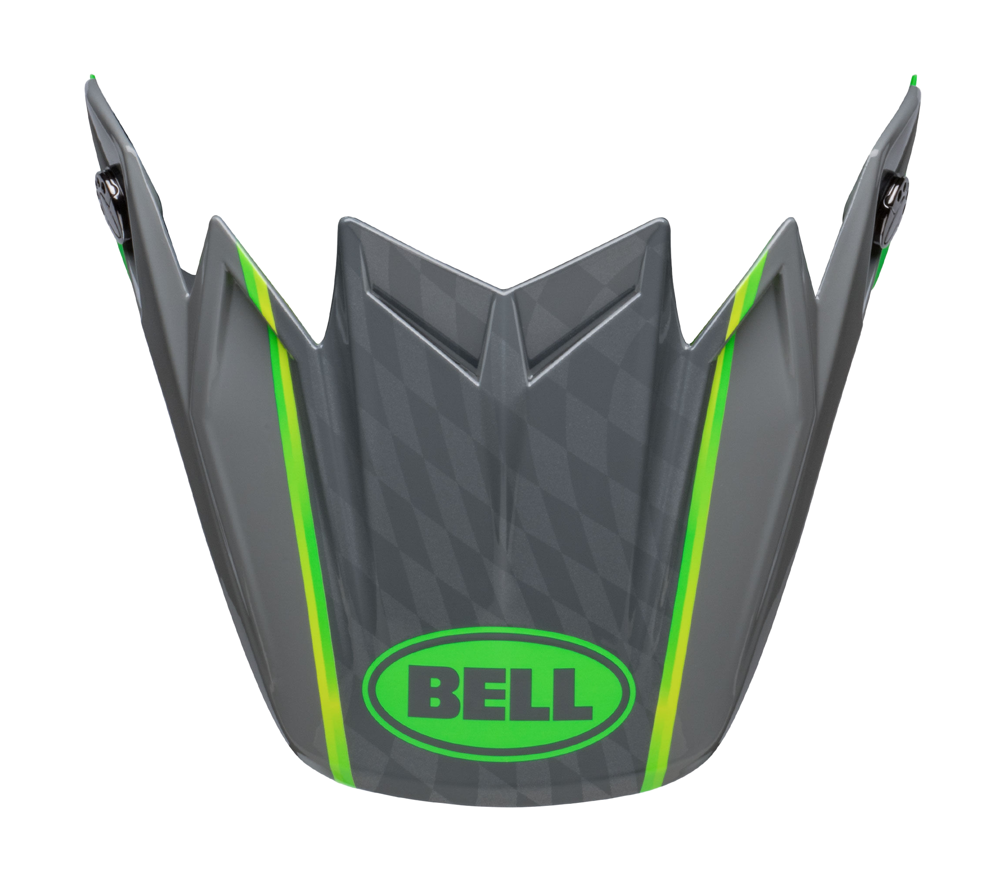 Bell Helmklep Moto-9S Flex Sprite - Grijs / Groen