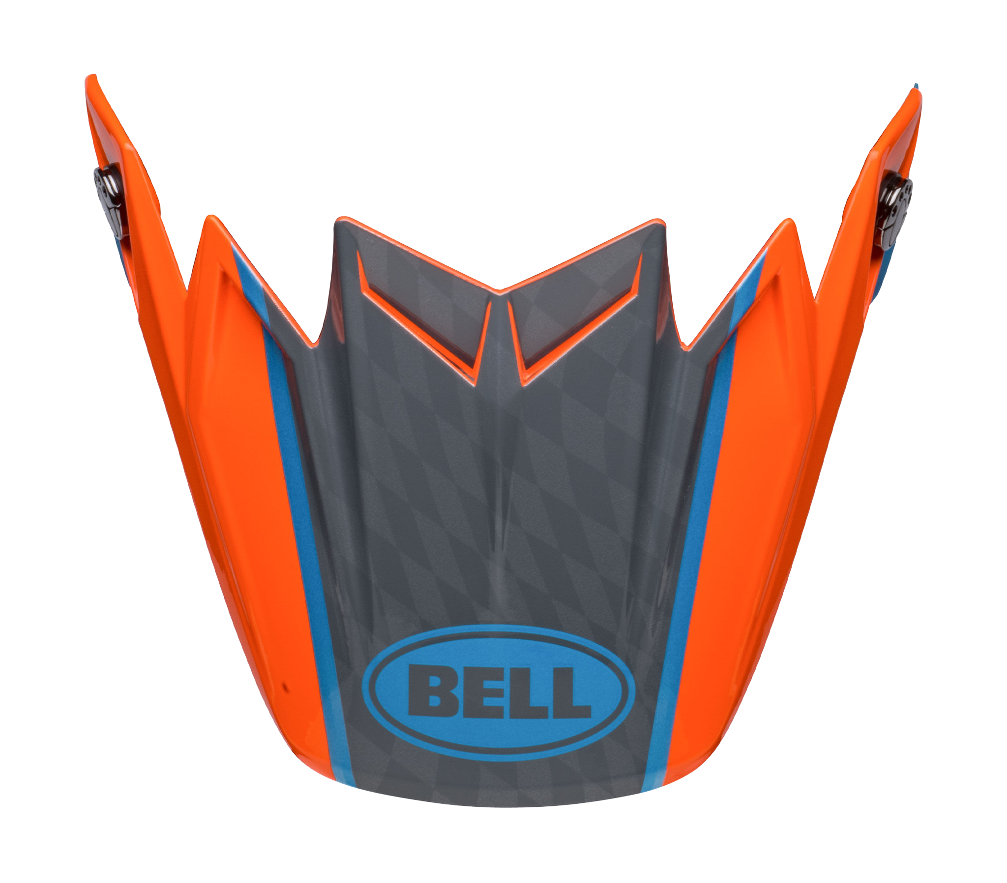 Bell Helmklep Moto-9S Flex Sprite - Oranje / Grijs