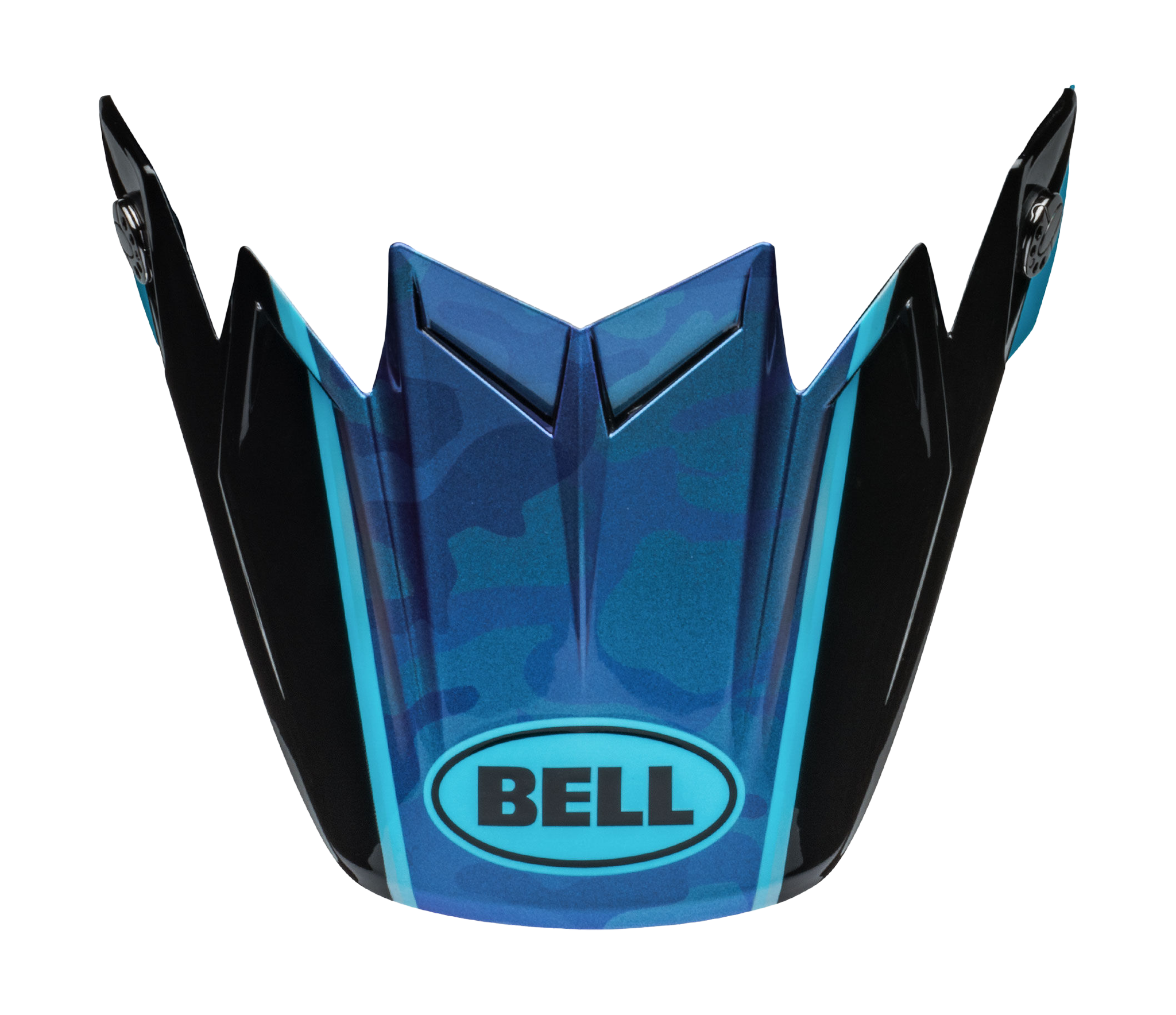 Bell Helmklep Moto-9S Flex Sprite - Zwart / Blauw