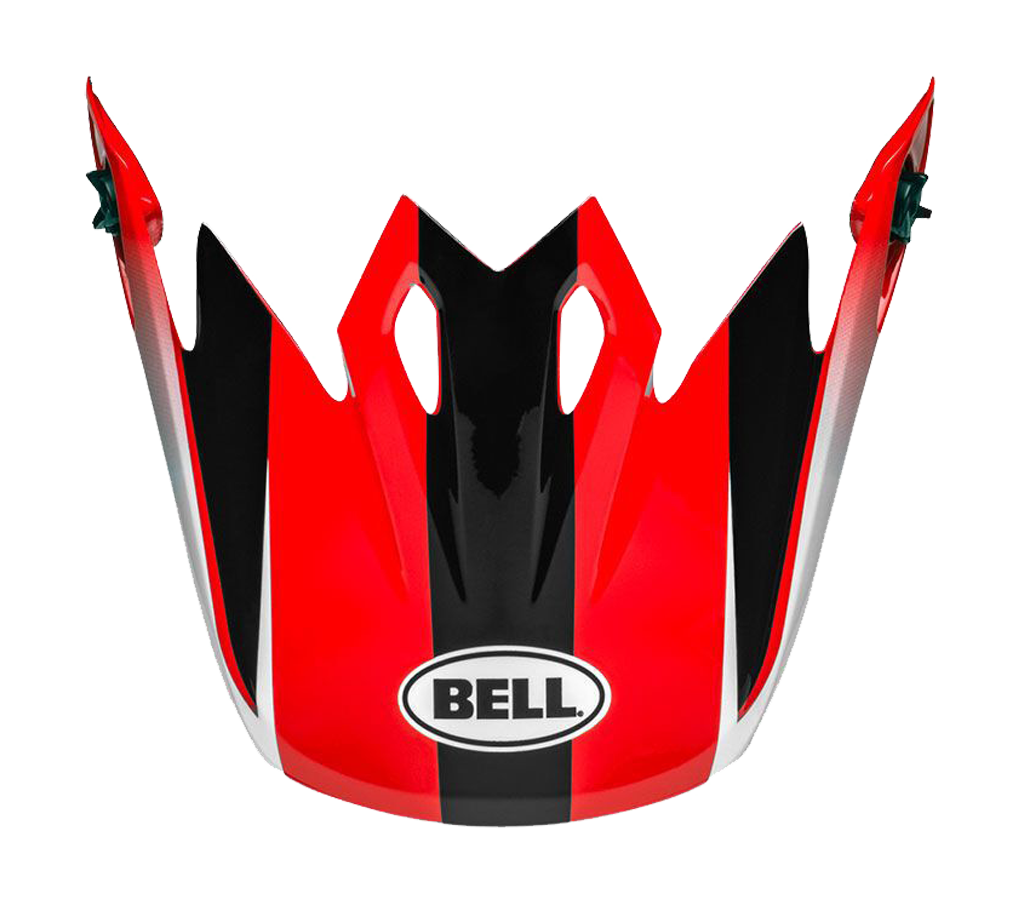 Bell Helmklep MX-9 Dash - Rood / Zwart