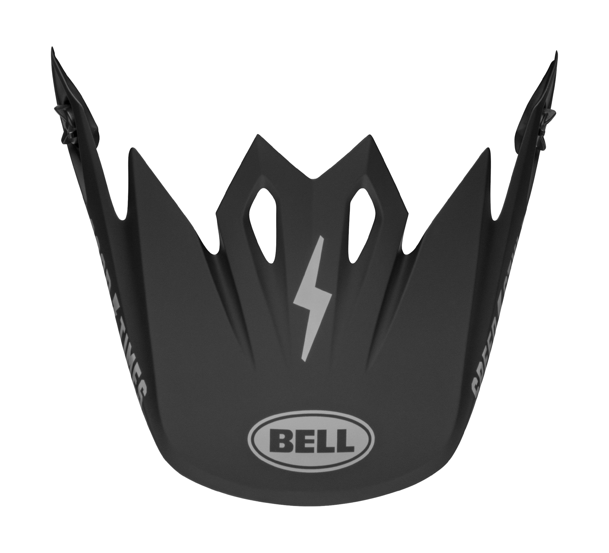 Bell Helmklep MX-9 Fasthouse - Mat Zwart / Grijs