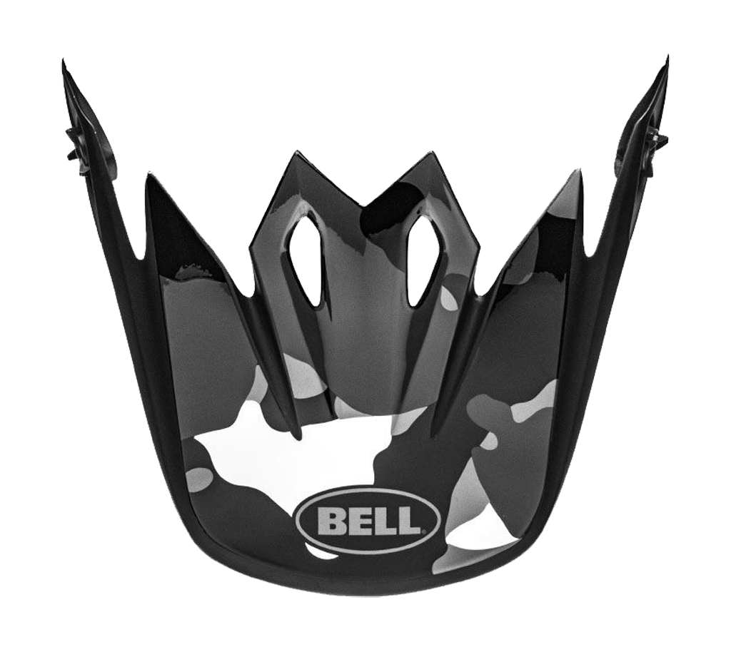 Bell Helmklep MX-9 Presence - Zwart / Titanium / Camo
