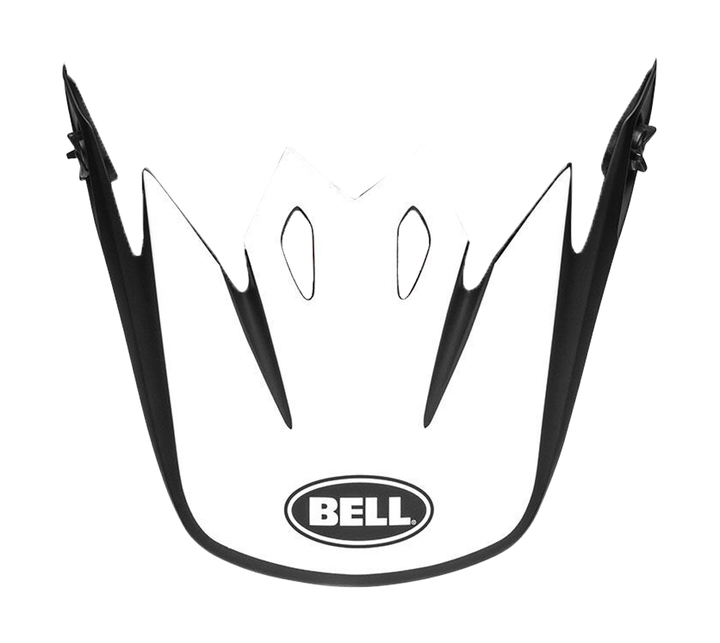 Bell Helmklep MX-9 Presence - Zwart / Wit / Rood