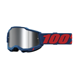 100% Crossbril Accuri 2 Odeon - Spiegel Zilver Flash Lens