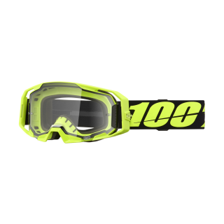 100% Crossbril ARmatic Neon Yellow - Clear Lens