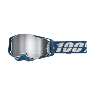 100% Crossbril Armega Albar - Spiegel Zilver Flash Lens