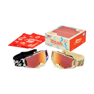 100% Crossbril Armega Donut Jett Lawrence - Spiegel Multi Lens - 2 Stuks