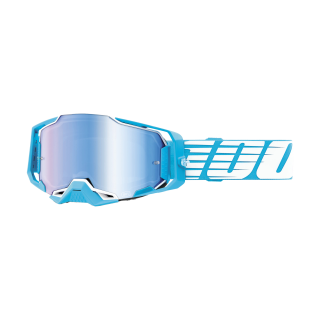 100% Crossbril Armega Oversized Sky - Spiegel Blauw Lens