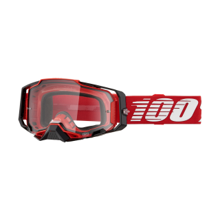 100% Crossbril Armega Red - Clear Lens