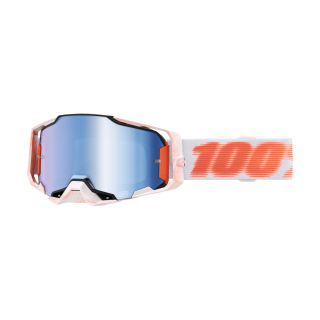 100% Crossbril Armega Tubular - Spiegel Blauw Lens