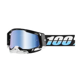 100% Crossbril Racecraft 2 Arkana - Spiegel Blauw Lens