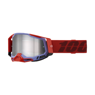 100% Crossbril Racecraft 2 Cleat - Spiegel Zilver Lens