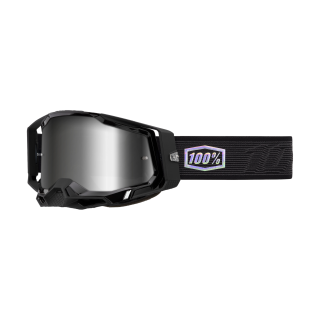 100% Crossbril Racecraft 2 Topo - Spiegel Zilver Lens