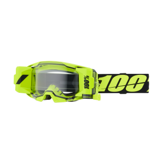 100% Crossbril Roll-Off ARmatic Forecast Neon Yellow - Clear Lens