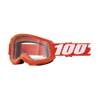 100% Crossbril Strata 2 Orange - Clear Lens