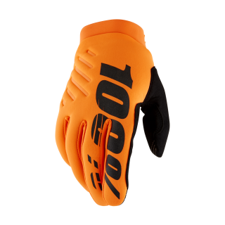 100% Kinder Crosshandschoenen Winter Brisker - Fluo Oranje / Zwart