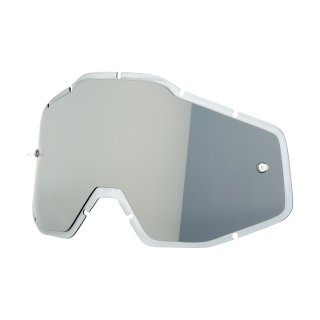 100% Lens RC1/AC1/ST1 - Injected Spiegel Zilver Flash / Smoke