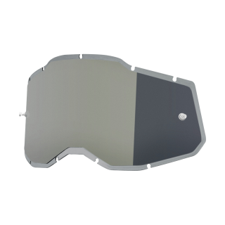 100% Lens RC2/AC2/ST2 - Injected Spiegel Zilver
