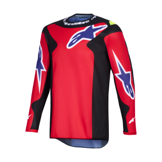 Alpinestars Cross Shirt 2026 Fluid Grid - Rood / Zwart / Paars