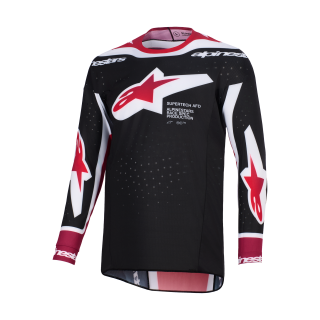 Alpinestars Cross Shirt 2026 Supertech Pro Vista - Zwart / Rood / Wit