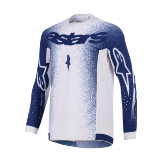 Alpinestars Cross Shirt 2026 Supertech Scenz - Licht Grijs / Donker Blauw