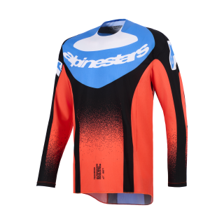 Alpinestars Cross Shirt 2026 Techstar Knif - Oranje / Zwart / Ucla / Blauw