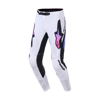 Alpinestars Crossbroek 2026 Supertech Pro Vista - Wit / Paars / Zwart