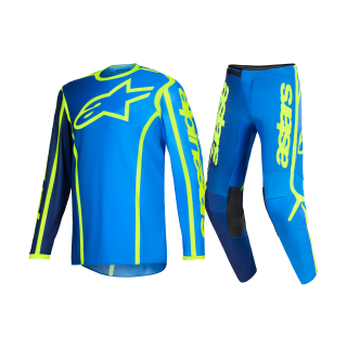 Alpinestars Crosskleding 2026 Fluid Apex - Blauw / Fluo Geel