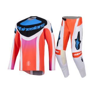 Alpinestars Crosskleding 2026 Techstar Knif - Licht Grijs / Fluo Oranje / Zwart