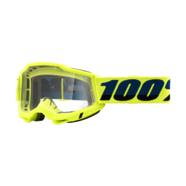 100% Crossbril Accuri 2 Fluo Yellow - Clear Lens