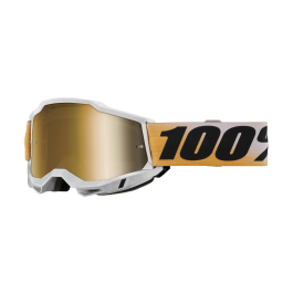 100% Crossbril Accuri 2 Shiv - Spiegel True Goud Lens