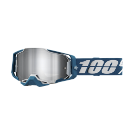 100% Crossbril Armega Albar - Spiegel Zilver Flash Lens