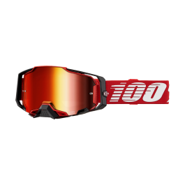 100% Crossbril Armega Red - Spiegel Rood Lens