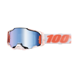 100% Crossbril Armega Tubular - Spiegel Blauw Lens