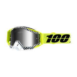 100% Crossbril Racecraft 1 Andre - Spiegel Zilver Lens
