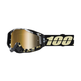 100% Crossbril Racecraft 1 Ergoflash - Spiegel True Goud Lens