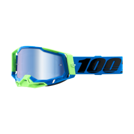100% Crossbril Racecraft 2 Fremont - Spiegel Blauw Lens
