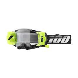 100% Crossbril Roll-Off Armega Forecast Black - Clear Lens