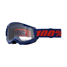 100% Crossbril Strata 2 Navy - Clear Lens